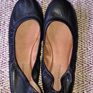 Black LuckyBrand Ballet Flats 9.5